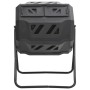 Contenedor de compostaje de jardín negro 73x64x95 cm 160 L de vidaXL, Compostadores - Ref: Foro24-152232, Precio: 102,41 €, D...