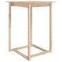 Mesa alta de bar de madera maciza de pino 80x80x110 cm de vidaXL, Mesas de cocina y de comedor - Ref: Foro24-822182, Precio: ...