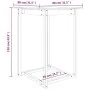 Mesa alta de bar de madera maciza de pino 80x80x110 cm de vidaXL, Mesas de cocina y de comedor - Ref: Foro24-822182, Precio: ...