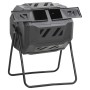 Contenedor de compostaje de jardín negro 73x64x95 cm 160 L de vidaXL, Compostadores - Ref: Foro24-152232, Precio: 102,41 €, D...