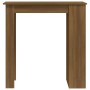 Mesa alta con estante marrón roble 102x50x103,5 cm de vidaXL, Mesas de cocina y de comedor - Ref: Foro24-812968, Precio: 85,4...