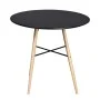 Mesa de comedor redonda MDF negra de vidaXL, Mesas de cocina y de comedor - Ref: Foro24-241304, Precio: 157,07 €, Descuento: %
