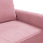 Sillón de terciopelo rosa 60 cm en Sofás | Comprar online en Foru.es