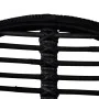 Sillas de comedor 4 unidades de ratán natural negro de vidaXL, Sillas de comedor - Ref: Foro24-244572, Precio: 354,36 €, Desc...