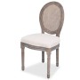 Sillas de comedor 4 unidades tela color crema de vidaXL, Sillas de comedor - Ref: Foro24-244090, Precio: 615,88 €, Descuento: %