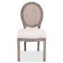 Sillas de comedor 4 unidades tela color crema de vidaXL, Sillas de comedor - Ref: Foro24-244090, Precio: 615,88 €, Descuento: %