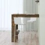 Mesa de bar de pared contrachapada roble ahumado 102x45x103,5cm de vidaXL, Mesas de cocina y de comedor - Ref: Foro24-817222,...