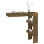 Mesa de bar de pared contrachapada roble ahumado 102x45x103,5cm de vidaXL, Mesas de cocina y de comedor - Ref: Foro24-817222,...
