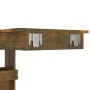 Mesa de bar de pared contrachapada roble ahumado 102x45x103,5cm de vidaXL, Mesas de cocina y de comedor - Ref: Foro24-817222,...