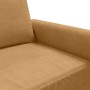 Sillón de terciopelo marrón 60 cm en Sofás | Comprar online en Foru.es