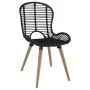 Sillas de comedor 4 unidades de ratán natural negro de vidaXL, Sillas de comedor - Ref: Foro24-246808, Precio: 346,11 €, Desc...
