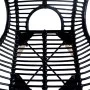 Sillas de comedor 4 unidades de ratán natural negro de vidaXL, Sillas de comedor - Ref: Foro24-246808, Precio: 346,11 €, Desc...