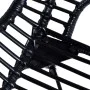 Sillas de comedor 4 unidades de ratán natural negro de vidaXL, Sillas de comedor - Ref: Foro24-246808, Precio: 346,11 €, Desc...