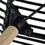 Sillas de comedor 4 unidades de ratán natural negro de vidaXL, Sillas de comedor - Ref: Foro24-246808, Precio: 346,11 €, Desc...