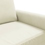 Sillón de terciopelo color crema 60 cm en Sofás | Comprar online en Foru.es