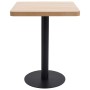 Mesa de bistró MDF marrón claro 60x60 cm de vidaXL, Mesas de cocina y de comedor - Ref: Foro24-286430, Precio: 146,12 €, Desc...