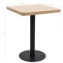Light brown MDF bistro table 60x60 cm by vidaXL, Kitchen and dining tables - Ref: Foro24-286430, Price: 116,23 €, Discount: %