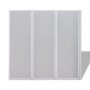 Mampara de ducha con 3 paneles plegables, 141 x 130 cm de vidaXL, Puertas de ducha - Ref: Foro24-140785, Precio: 153,05 €, De...