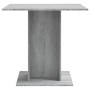 Mesa de comedor madera contrachapada gris Sonoma 80x80x75 cm de vidaXL, Mesas de cocina y de comedor - Ref: Foro24-825823, Pr...