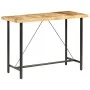 Mesa de bar madera maciza de mango rugosa 150x70x107 cm de vidaXL, Mesas de cocina y de comedor - Ref: Foro24-286612, Precio:...