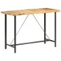 Mesa de bar madera maciza de mango rugosa 150x70x107 cm de vidaXL, Mesas de cocina y de comedor - Ref: Foro24-286612, Precio:...