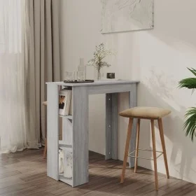 Mesa alta con estante gris Sonoma 102x50x103,5 cm de vidaXL, Mesas de cocina y de comedor - Ref: Foro24-812964, Precio: 67,63...