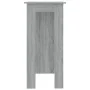 Mesa alta con estante gris Sonoma 102x50x103,5 cm de vidaXL, Mesas de cocina y de comedor - Ref: Foro24-812964, Precio: 67,63...