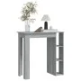 Mesa alta con estante gris Sonoma 102x50x103,5 cm de vidaXL, Mesas de cocina y de comedor - Ref: Foro24-812964, Precio: 67,63...