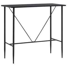 Black MDF kitchen high table 120x60x110 cm by vidaXL, Kitchen and dining tables - Ref: Foro24-281546, Price: 120,33 €, Discou...