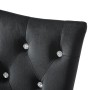 Sillas de comedor 4 unidades terciopelo negro de vidaXL, Sillas de comedor - Ref: Foro24-246487, Precio: 352,41 €, Descuento: %