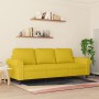 Sofá de 3 plazas terciopelo amarillo 180 cm en Sofás | Comprar online en Foru.es