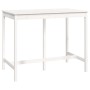 Mesa alta de bar madera maciza de pino blanco 140x80x110 cm de vidaXL, Mesas de cocina y de comedor - Ref: Foro24-822158, Pre...