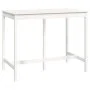 Mesa alta de bar madera maciza de pino blanco 140x80x110 cm de vidaXL, Mesas de cocina y de comedor - Ref: Foro24-822158, Pre...