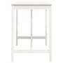 Mesa alta de bar madera maciza de pino blanco 140x80x110 cm de vidaXL, Mesas de cocina y de comedor - Ref: Foro24-822158, Pre...