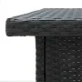 Black synthetic rattan corner bar table 100x50x105 cm by vidaXL, Kitchen and dining tables - Ref: Foro24-313481, Price: 301,1...