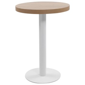 Mesa de bistró MDF marrón claro 60 cm de vidaXL, Mesas de cocina y de comedor - Ref: Foro24-286420, Precio: 145,19 €, Descuen...