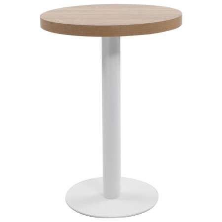 Mesa de bistró MDF marrón claro 60 cm de vidaXL, Mesas de cocina y de comedor - Ref: Foro24-286420, Precio: 145,19 €, Descuen...