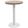 Mesa de bistró MDF marrón claro 60 cm de vidaXL, Mesas de cocina y de comedor - Ref: Foro24-286420, Precio: 145,19 €, Descuen...