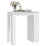White plywood storage shelf bar table 102x50x103.5cm by vidaXL, Kitchen and dining tables - Ref: Foro24-809467, Price: 84,75 ...