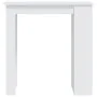 White plywood storage shelf bar table 102x50x103.5cm by vidaXL, Kitchen and dining tables - Ref: Foro24-809467, Price: 84,75 ...