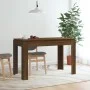 Oak brown engineered wood dining table 120x60x76 cm by vidaXL, Kitchen and dining tables - Ref: Foro24-815389, Price: 74,00 €...