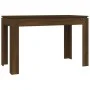 Oak brown engineered wood dining table 120x60x76 cm by vidaXL, Kitchen and dining tables - Ref: Foro24-815389, Price: 74,00 €...