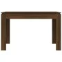 Oak brown engineered wood dining table 120x60x76 cm by vidaXL, Kitchen and dining tables - Ref: Foro24-815389, Price: 74,00 €...