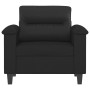 Sillón cuero sintético negro 60 cm en Sofás | Comprar online en Foru.es