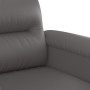 Sillón cuero sintético gris 60 cm en Sofás | Comprar online en Foru.es