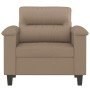 Sillón cuero sintético color capuchino 60 cm en Sofás | Comprar online en Foru.es