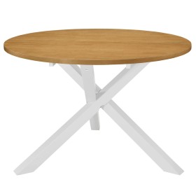 Mesa de comedor blanca 120x75 cm MDF de vidaXL, Mesas de cocina y de comedor - Ref: Foro24-247631, Precio: 251,33 €, Descuent...