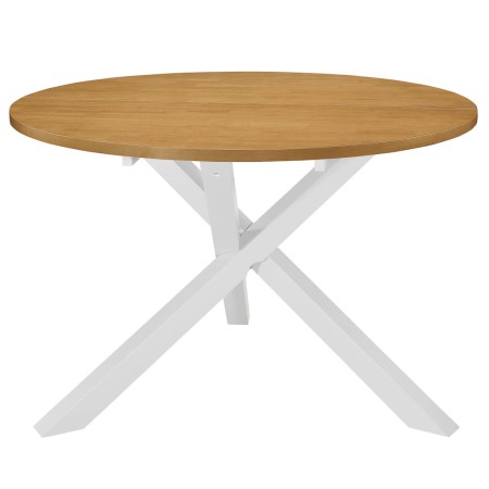 Mesa de comedor blanca 120x75 cm MDF de vidaXL, Mesas de cocina y de comedor - Ref: Foro24-247631, Precio: 251,33 €, Descuent...