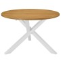 Mesa de comedor blanca 120x75 cm MDF de vidaXL, Mesas de cocina y de comedor - Ref: Foro24-247631, Precio: 251,33 €, Descuent...