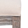 Sillas de comedor 2 unidades tela color crema de vidaXL, Sillas de comedor - Ref: Foro24-244087, Precio: 256,30 €, Descuento: %